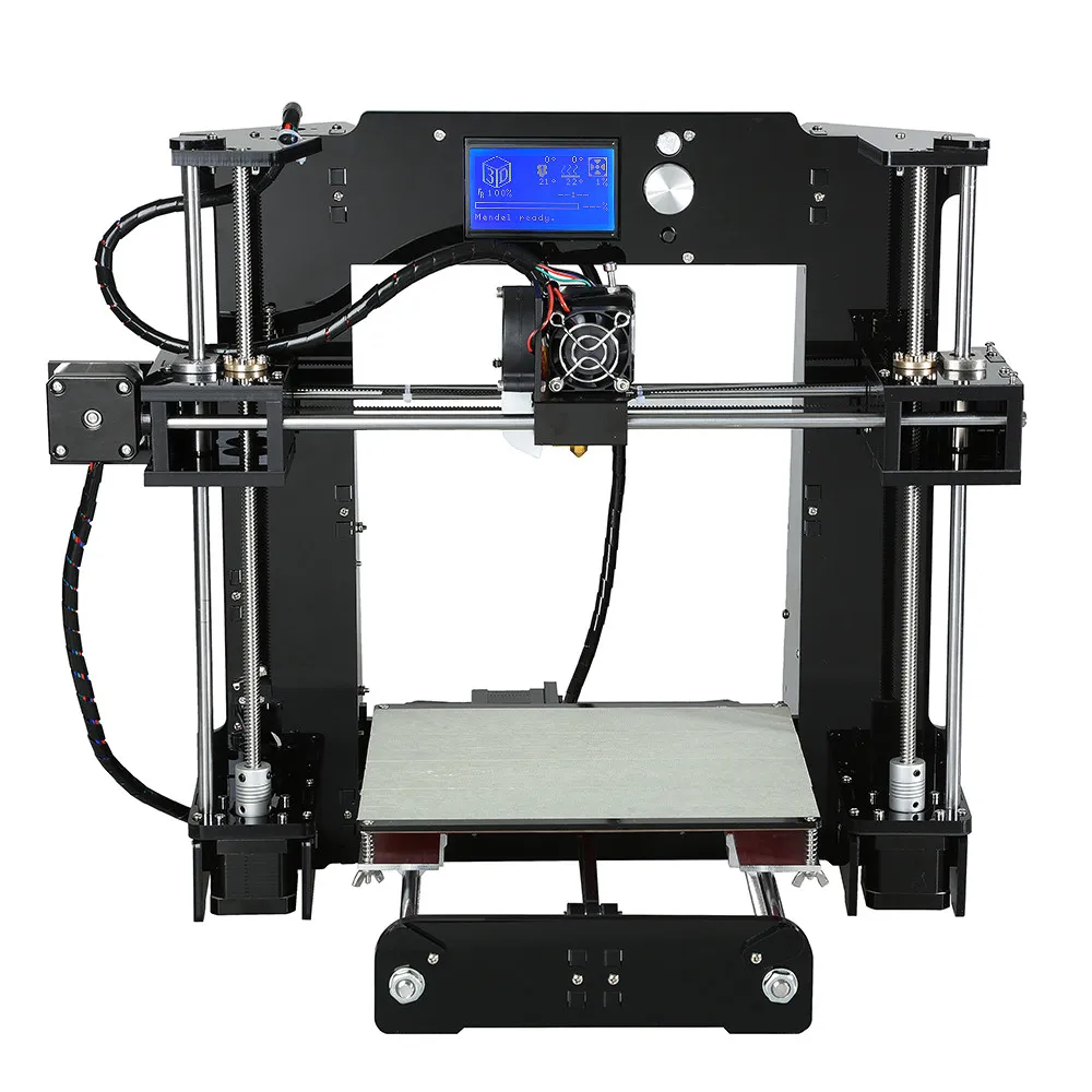Комплект 3D принтера Anet A6 для настольных ПК ЖК дисплей с картой TF инструменты