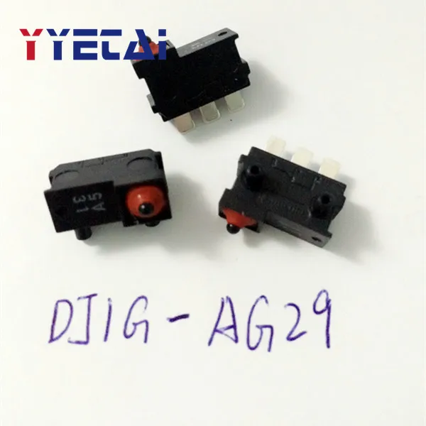 DJ1G-AG29 водонепроницаемый микропереключатель вертикальный небольшой концевой