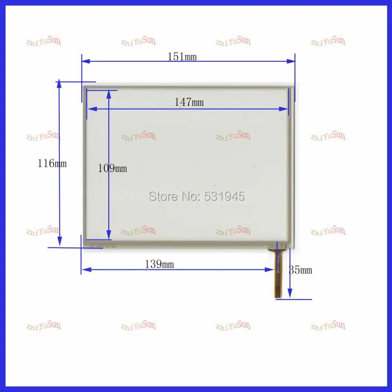 ZhiYuSun New 7 inch TOUCH Screen panels 151mm*116mm for GPS or commercial use post 151*116 on A070SN02 and HJ070NA-07B display
ZhiYuSun New 7 inch TOUCH Screen panels 151mm*116mm for GPS or commercial use post 151*116 on A070SN02 and HJ070NA-07B display