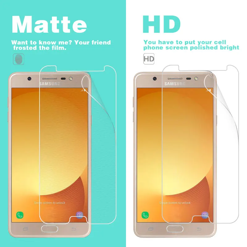 Матовая пленка и глянцевая для Samsung Galaxy J7 Max G615F 5 7 in LCD HD прозрачная Антибликовая