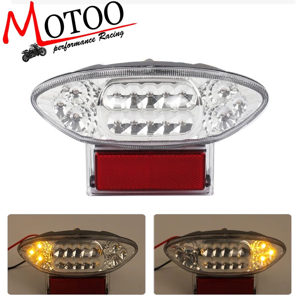 Motoo -Motorcycle LED Tail Brake Turn Signal Integrated Light for Suzuki GSXR1300 1300 99-07 |