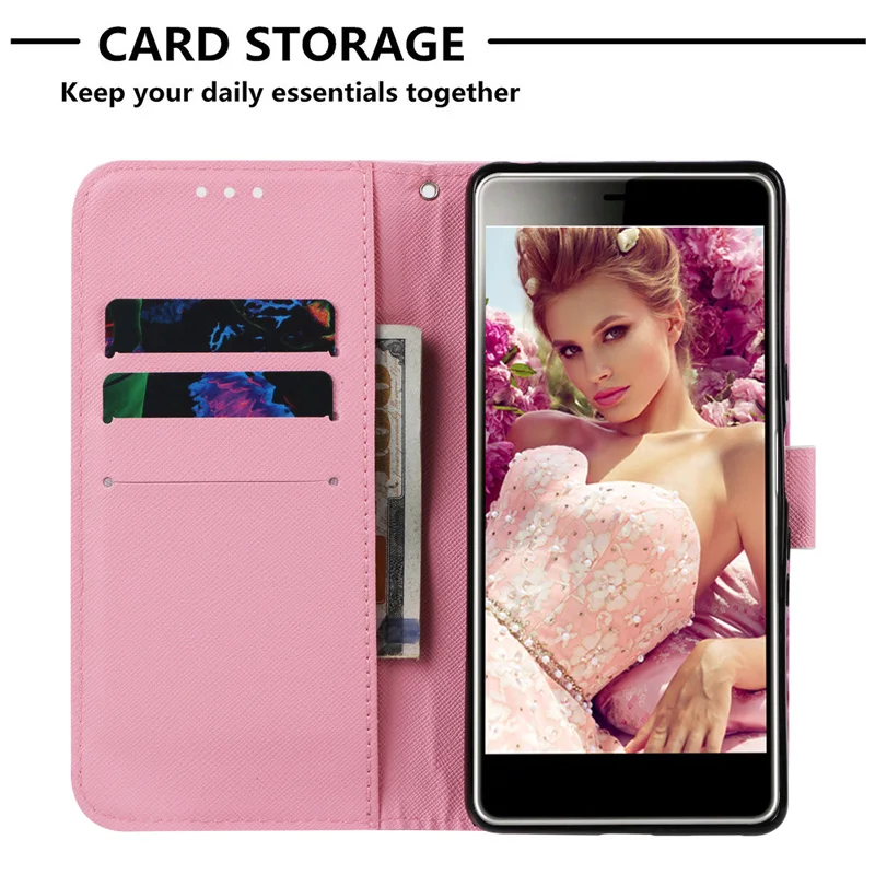 Кожаный флип чехол для телефона Sony Xperia 10 XA1 XA3 XA2 Ultra Plus XZ3 XZ XZ1 XZ2 Premium Compact L2 L3