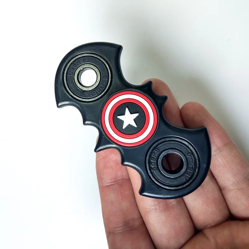 Новинка фиджет-Спиннер в форме летучей мыши антистресс EDC капитан ручной Спиннер
