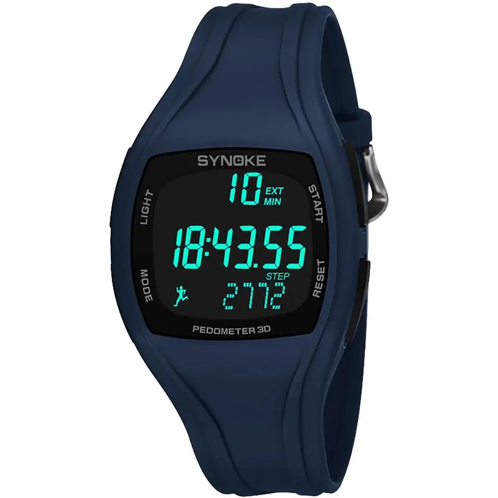 

XIAOMI 3D Pedometer Alarm Chronograph montre Multifunction jam tangan pria Men Digital Wrist Watch Waterproof