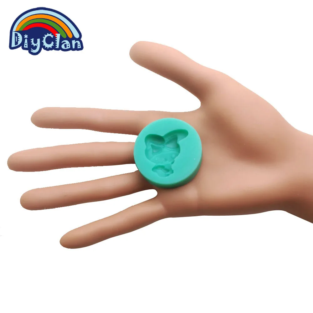 Силиконовая форма для украшения торта помадка счастливый Пасхальный кролик