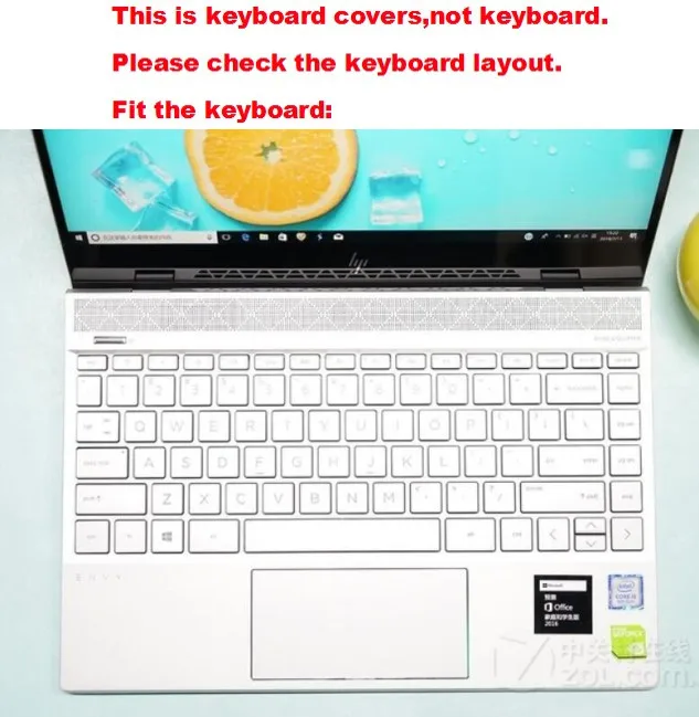 Прозрачный чехол для клавиатуры из ТПУ для ноутбука hp ENVY x360 13M-AG0002DX AG0001DX AG0502NA AG0007AU 13,3"