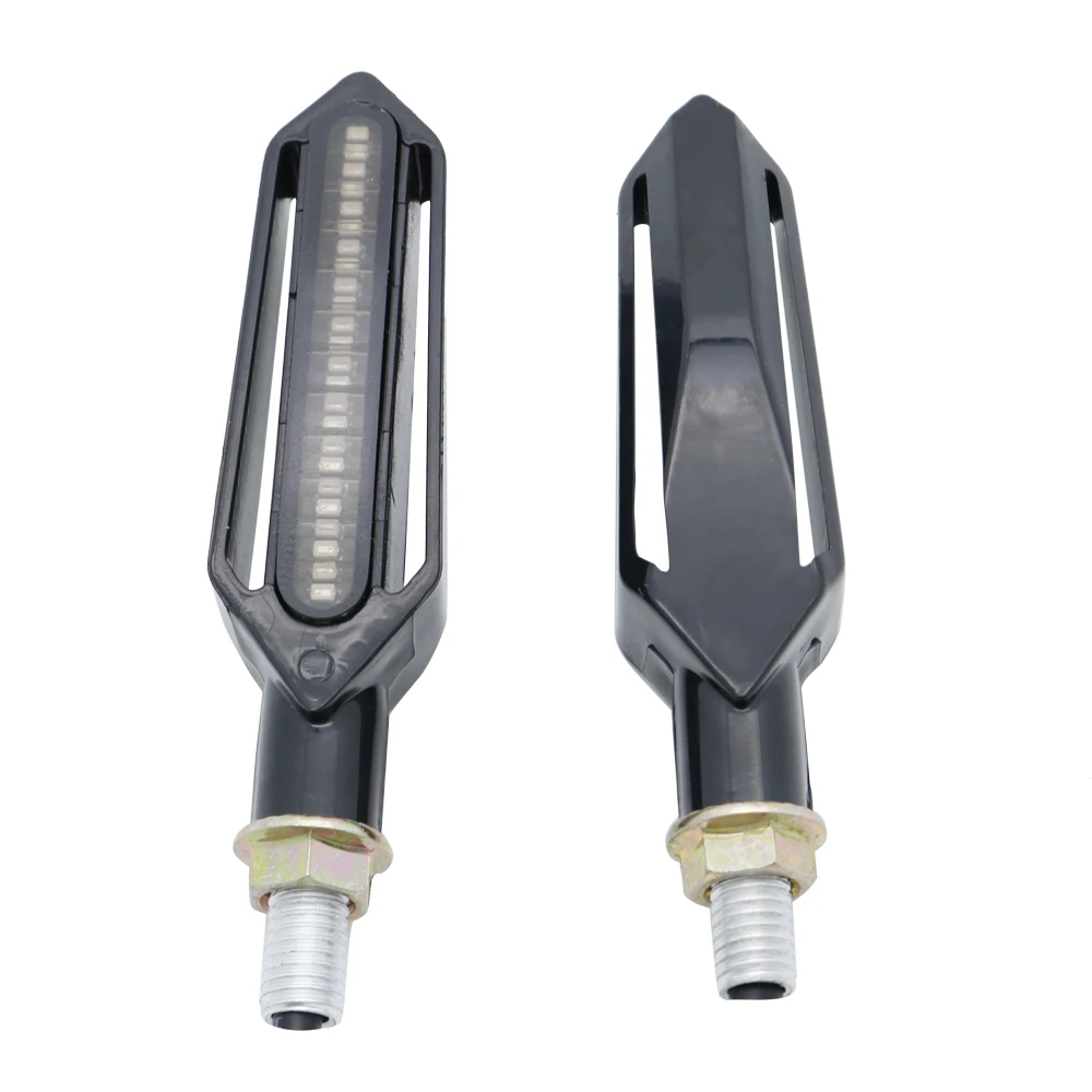 Мотоцикл указатель поворота светильник светодиодный течет вода янтарные