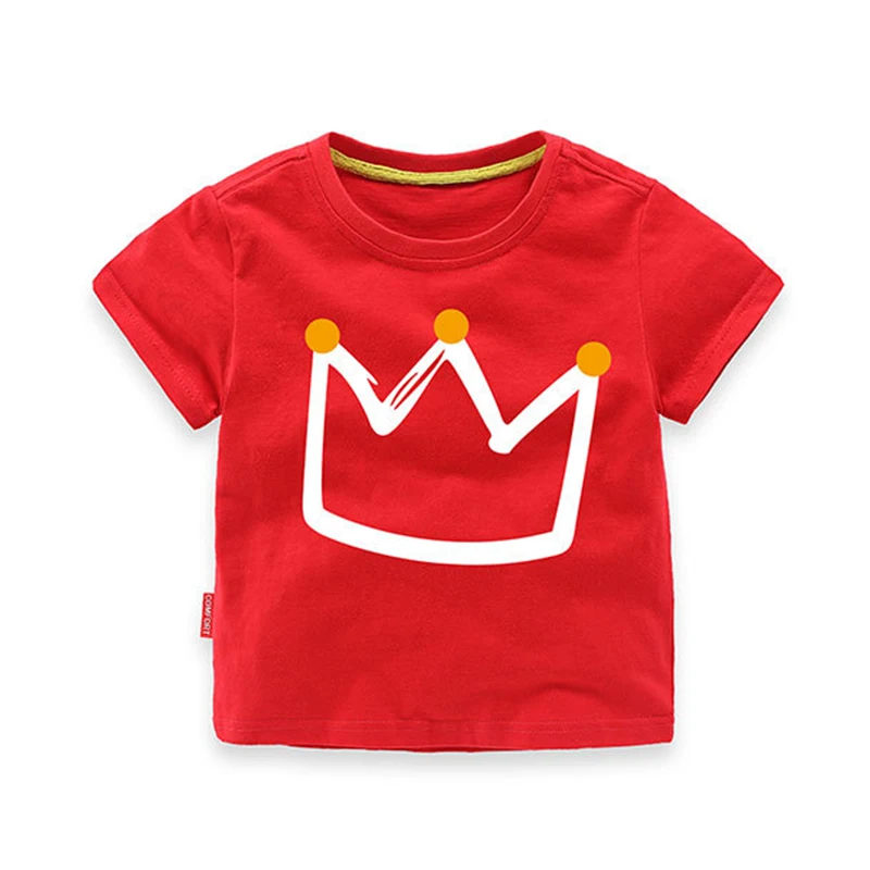 Brand Summer Baby Boy Children's T Shirt Geometry Pattern T-Shirt Kid Casual Sports Top Tees Active Cotton Tee Shirts for Teens |