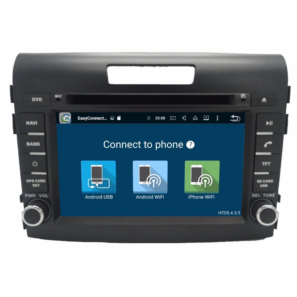 Новейший 2 DIN Android 2012 автомобильный DVD плеер с GPS навигацией для Honda CRV 2016