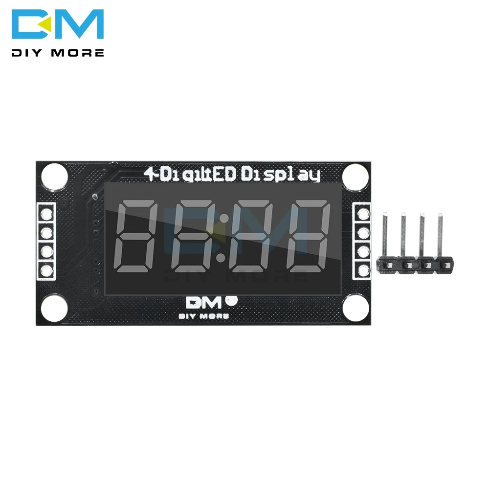 TM1637 4-разрядный светодиодный 0,36 ''Дисплей модуль 7 сегментов Дисплей цифровая трубка с часами и знака после запятой