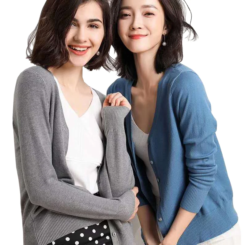 2019 New Harajuku Cardigans Sweater Women Autumn Winter Basic Knit College Casual Long Sleeve Coat Plus Size 2XL |