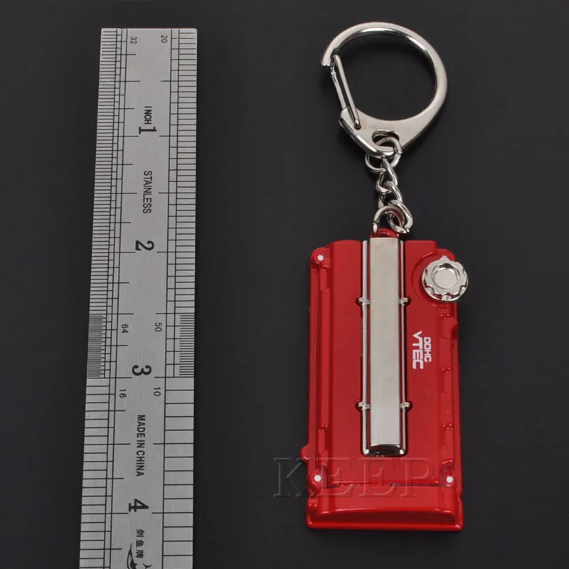 Fashion Metal Auto Car Logo key ring keyring keychain chain for Honda Civic Glass EK/EG Engine Valve Cover Chaveiro Llavero | Автомобили и