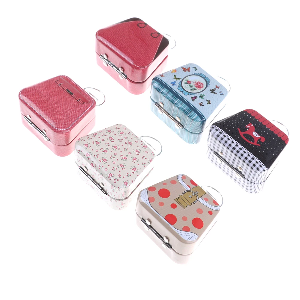 DIY Мини Сумочка куклы чемодан карманная мебель кукольный дом Комплект ствол