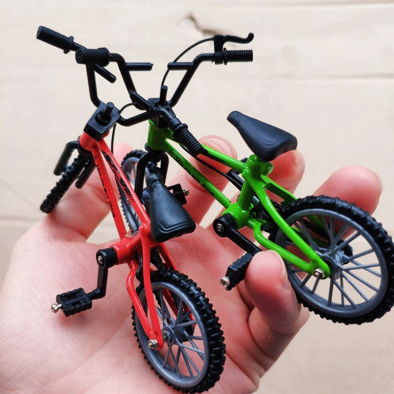 Мини-палец-bmx набор фанаты велосипедов игрушка из сплава палец BMX функциональный детский велосипед палец велосипед отличное качество игрушечные велосипеды bmx подарок