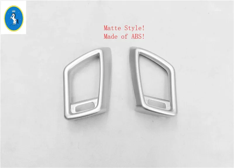 Model B Yimaautotrim боковой Кондиционер AC выход вентиляционная Крышка Накладка для Nissan Rogue/X-trail T32- матовый/углеродное волокно ABS - Название цвета: Model B