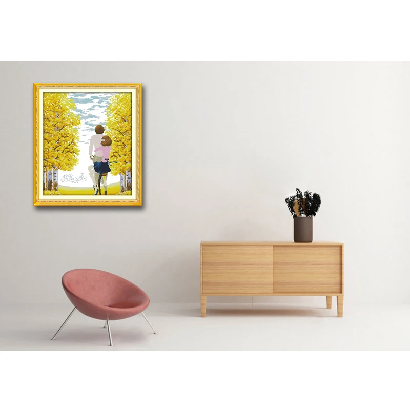 Вечная любовь для мальчиков и девочек Декорации пейзажа dmc 14CT 11CT счетный набор