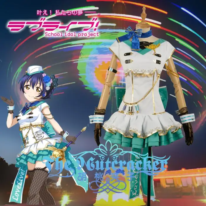 [Новинка июня 2018] Аниме! Lovelive Sonoda Umi Sky Пробуждение карты милое платье униформа