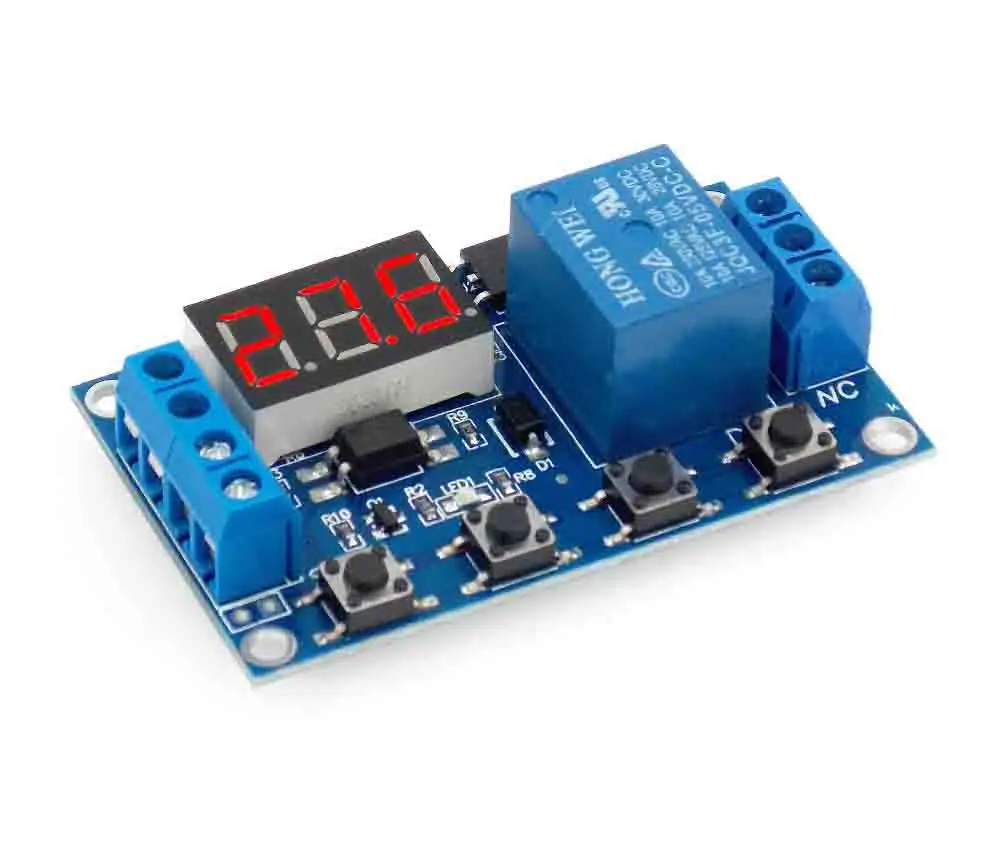WS16 DC 6 30 в Поддержка Micro USB 5 В светодиодный дисплей Автоматизация таймер задержки