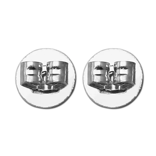 4.5mm platinum Beadsnice Новое поступление 925 пробы серебряные серьги сзади пробки Earnuts вилки для изготовления ювелирных изделий ID35041 - Цвет: 4.5mm platinum