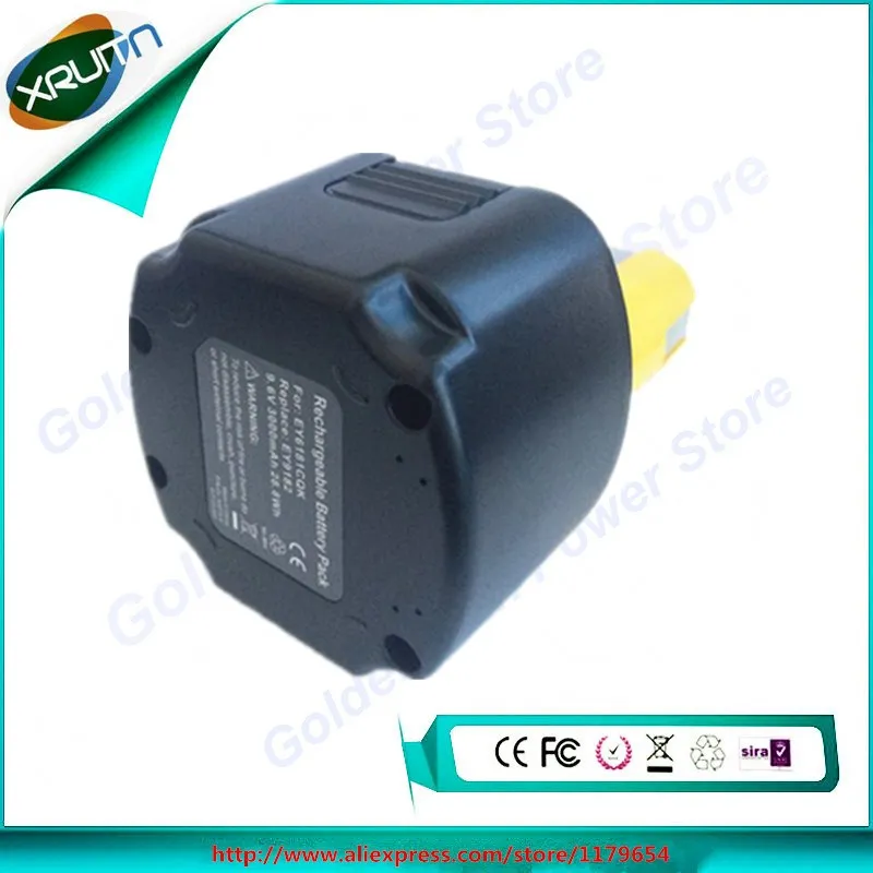 Бесплатная доставка высококачественная аккумуляторная дрель 9 6 в 3000 ач/мач для