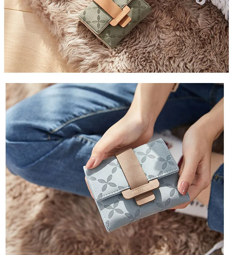 Новинка, женский короткий кошелек, брендовый модный кошелек, Женский кошелек из искусственной кожи, женские кошельки, кошелек для монет, Carteira Feminina Bolsa