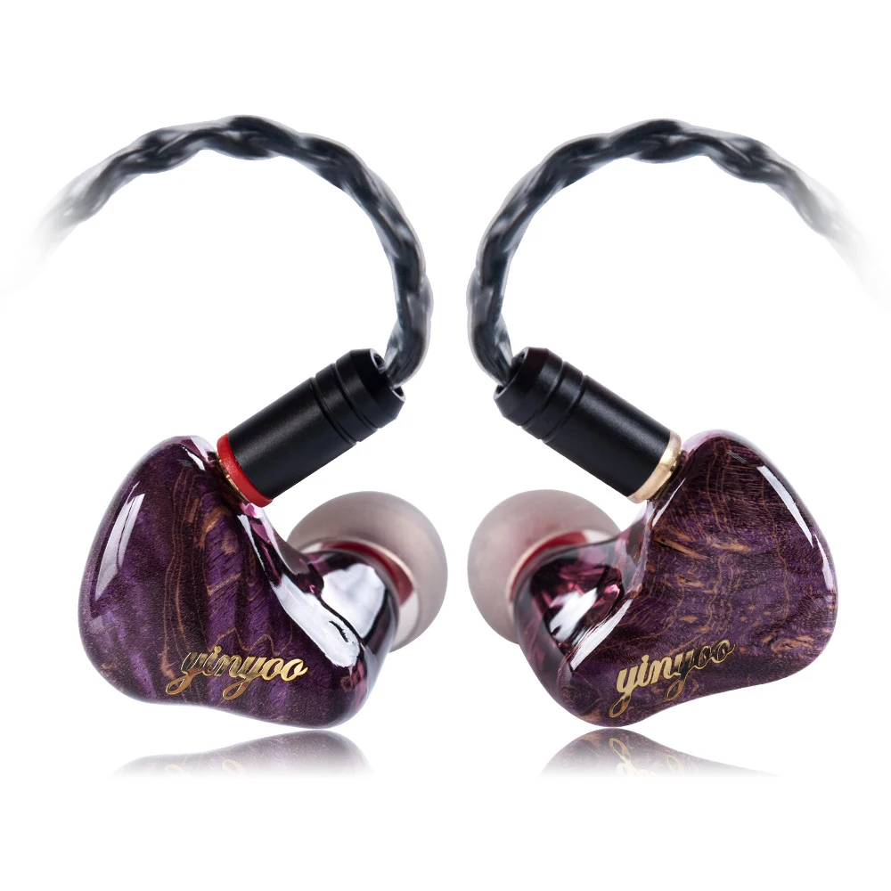 Yinyoo HX5 4BA + 1DD гибридные наушники вкладыши 5 шт. HIFI DJ монитор гарнитура со съемным