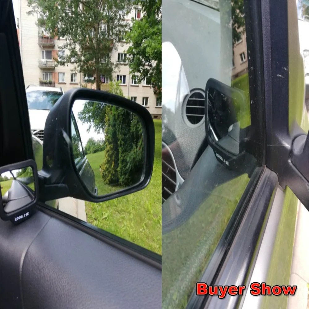 2 шт. зеркала для слепых зон зеркало заднего вида широкоугольный Автомобильный боковой вид парковки выпуклые самоклеющиеся автомобильные аксессуары регулируемые