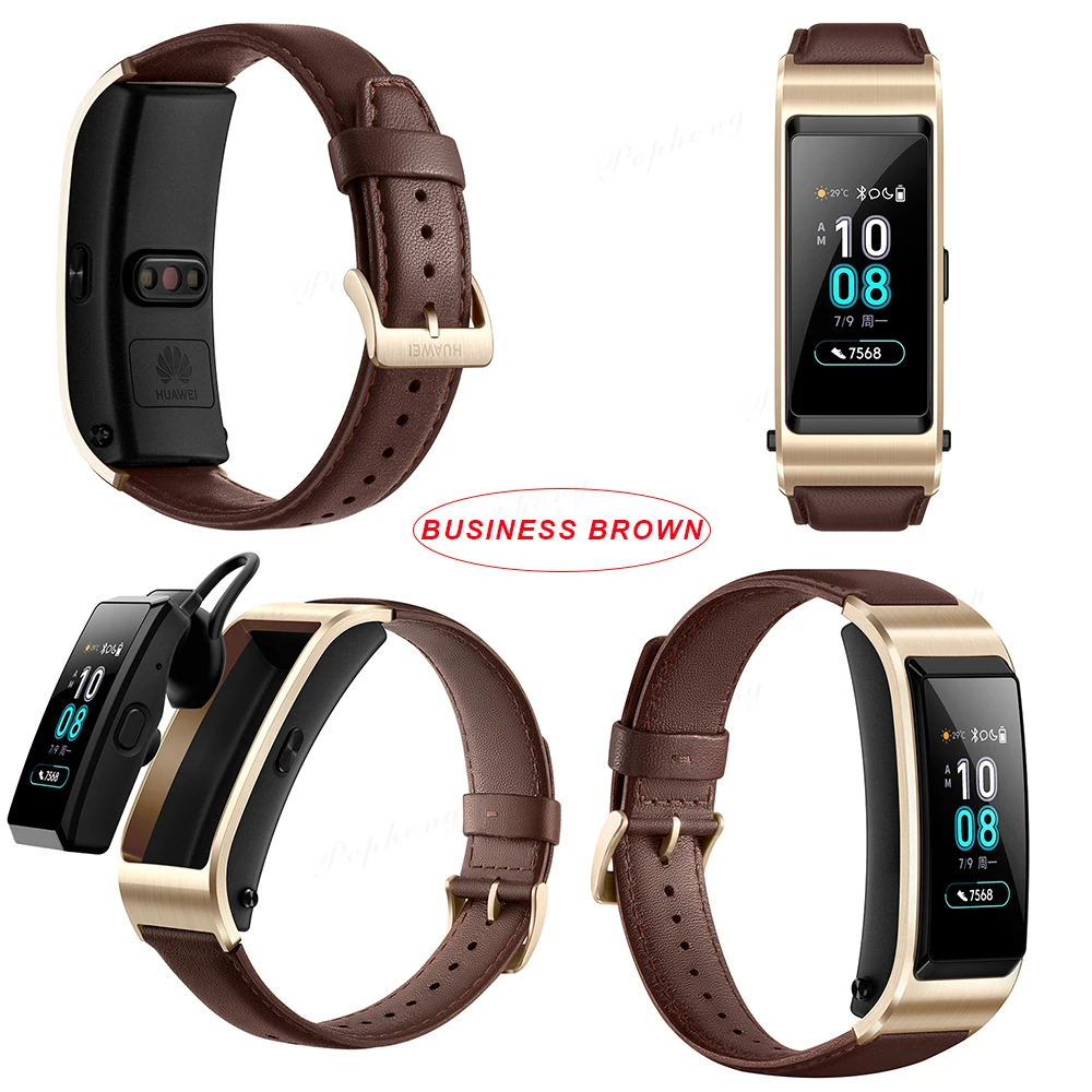 Bluetooth браслет Huawei TalkBand B5 оригинальные наручные часы с сенсорным AMOLED экраном