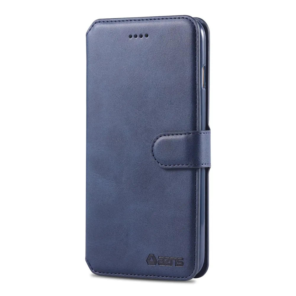 Синий Чехол-бумажник чехол для телефона для Huawei Mate 10 Lite RNE-L01 RNE-L02 L03 RNE-L21 RNE-L03 RNE-L22 Nova 2i Maimang 6 Кожаный чехол-портмоне с откидной крышкой чехол - Цвет: Синий
