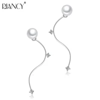hot selling 925 sterling silver jewelry 7 8mm size 100 real freshwater pearl earrings for women top quality gift box