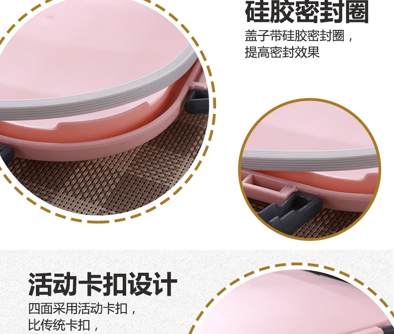 1 PCS Food container portable 304 stainless steel thermos insulated lunch box children adult lunch box leakproof AP11161131