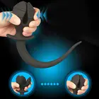 Анальная пробка, игрушки для секса, эротические мягкие эротические собачьи хвосты, Анальная пробка, массажер простаты для точки G и хвоста, анальная пробка