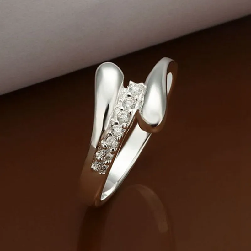 Посеребренная кольцо стерлингового серебра Jewelry Кольцо заводские цены моды