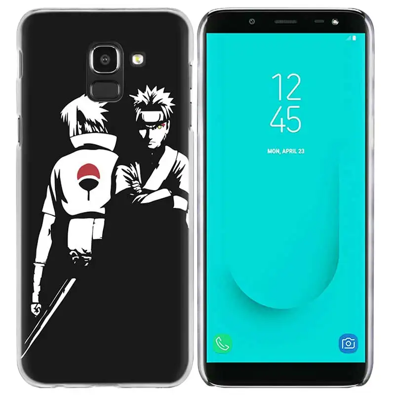 Героя аниме «Наруто Аниме Черный Жесткий ПК чехол КРЫШКА ДЛЯ samsung Galaxy J7 J5 J8 J6 J4 J3 J2 Plus Prime J8+ J6+ J4+ Fundas Coque