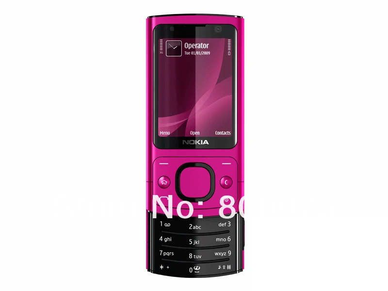 NOKIA 6700s 6700 Silder мобильный телефон 3g GSM разблокированный Восстановленный телефон ярко-розовый