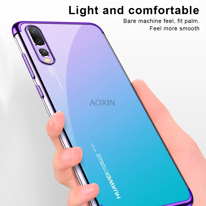 AOXIN покрытие чехол для телефона Huawei P30 P20 Mate10 20 30 Lite Pro чехлы задняя крышка мягкие