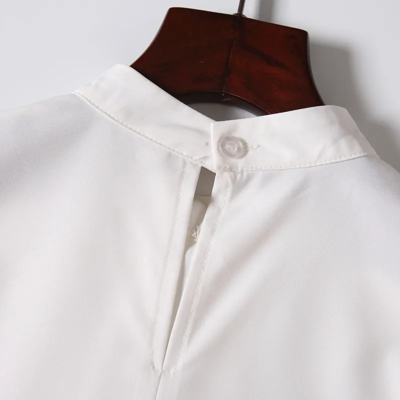 Элегантная блузка с длинным рукавом Новая Осенняя темпераментная Модная рубашка