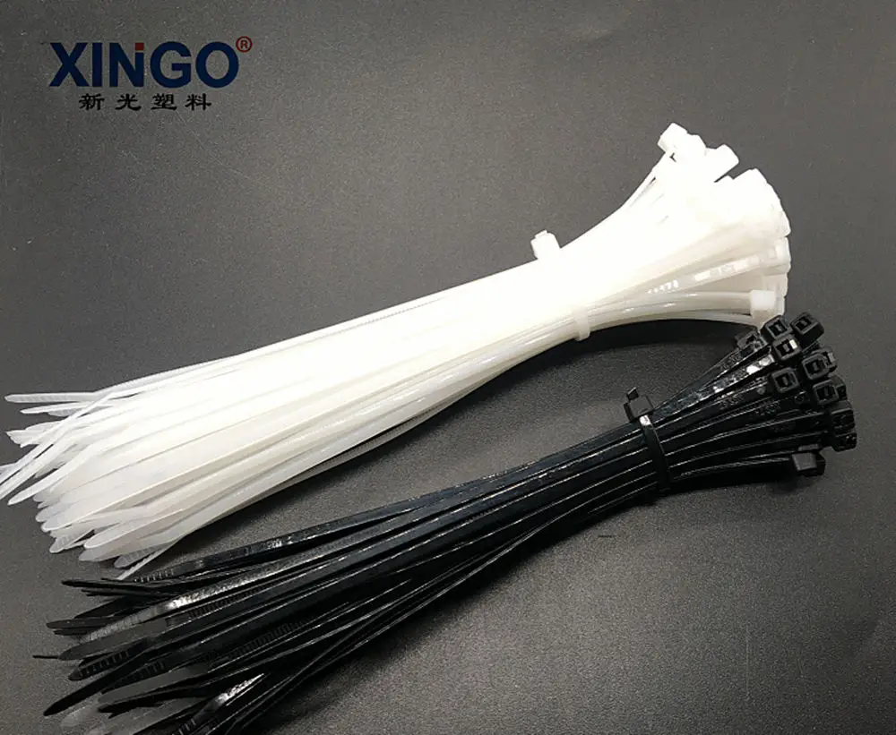 Xingo 8 дюймов самоблокирующийся нейлоновый кабель на молнии Галстуки 100 шт