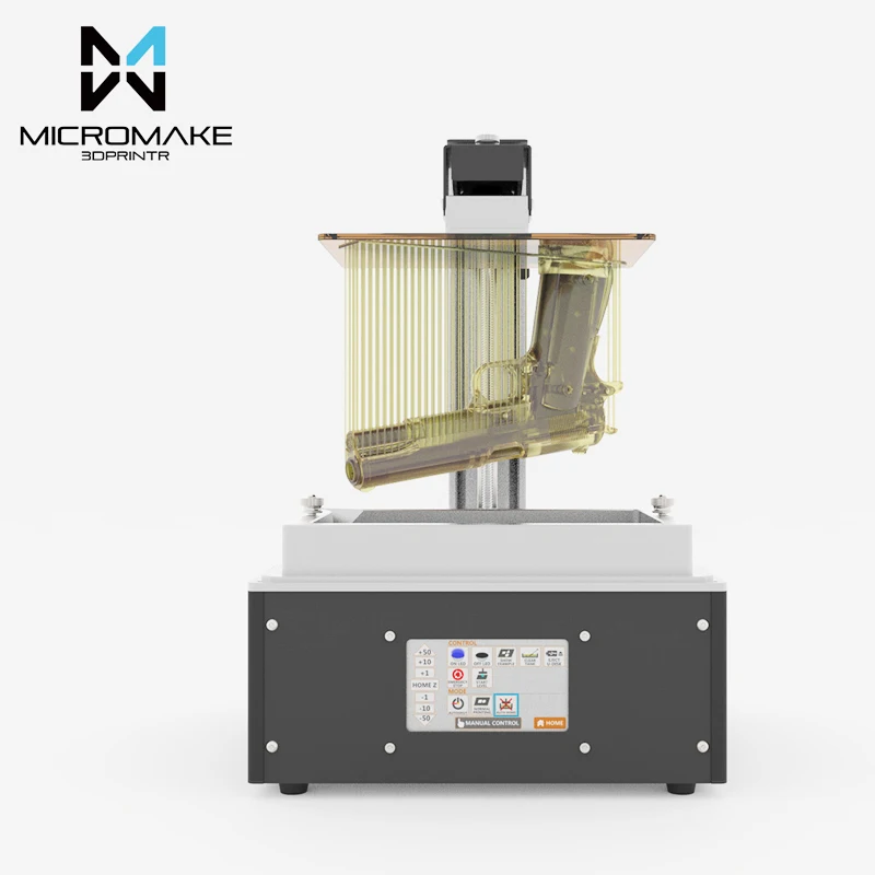 Новый Micromake УФ свет L4 ЖК дисплей 3D принтеры большой объем 24um точность SLA/DLP Impresora