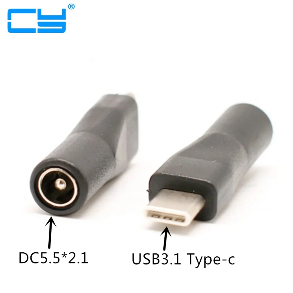 50 шт./5USB3.1TipC USB C para DC 5 2 1 mmPoder jackConectorDo adaptador de extensao carga novo & celular tele| |