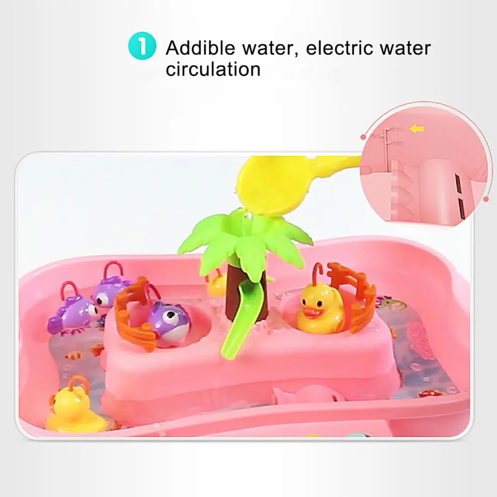 Электрическая музыкальная ротационная игрушка-головоломка для рыбалки в воде