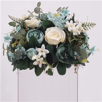 2 Стиль, розы, искусственный цветок, свадьба, дорога, свинцовые цветы, свадебное украшение для дома, 12 цветов - Цвет: 2
