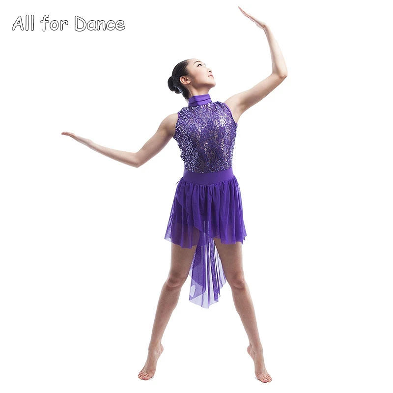 Танцевальный костюм для девочек фиолетового цвета женский стиль баллет детей и