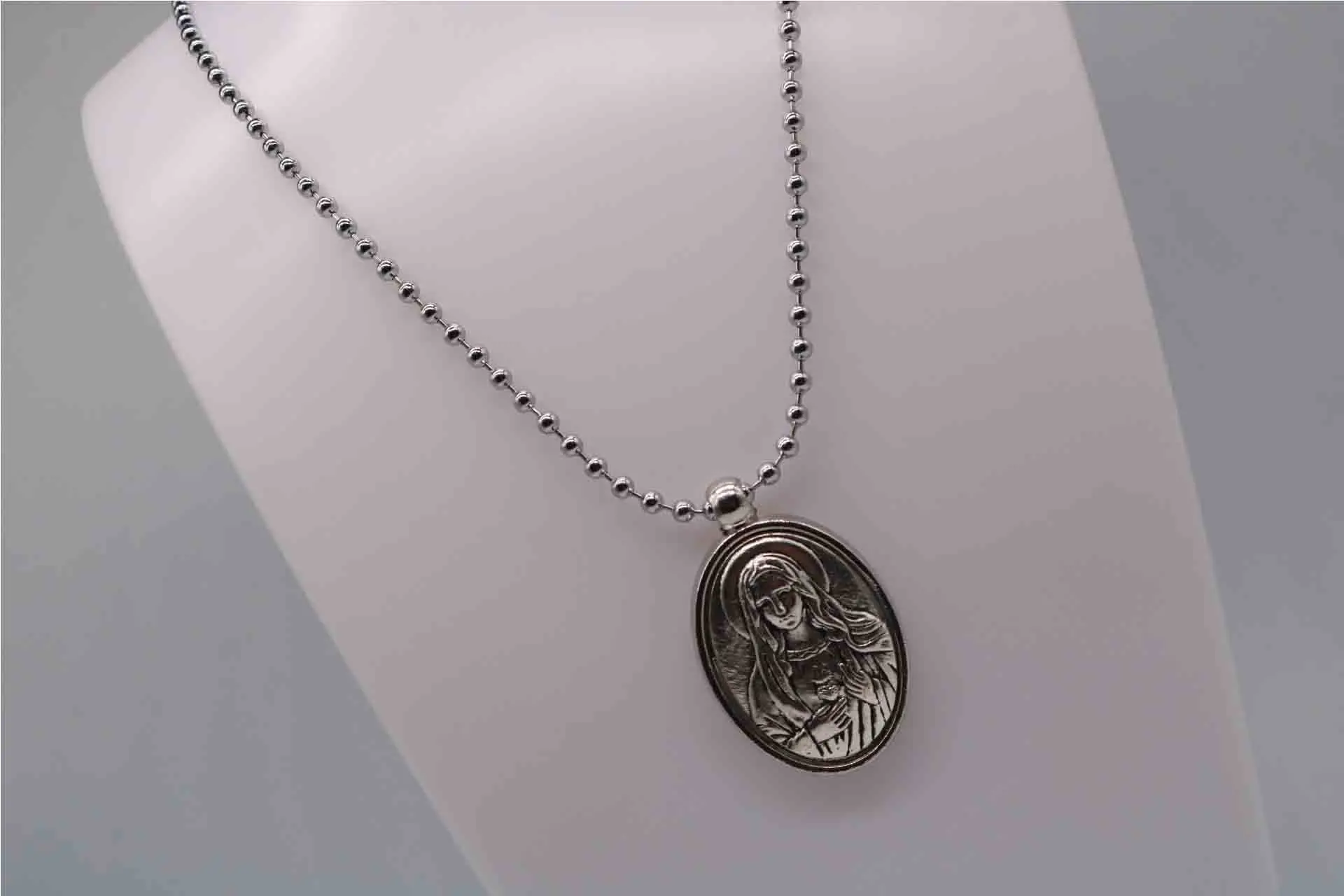 Catholic benevolent Virgin Mary rosary beaded rose necklace. Fashion long chain. Holiday gifts | Украшения и аксессуары