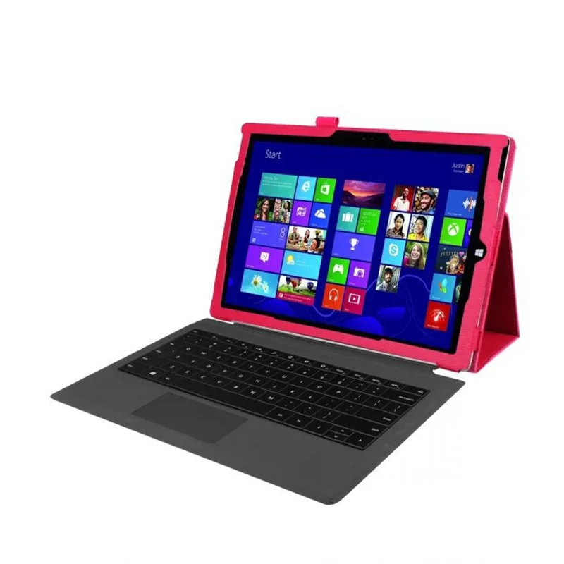 Чехол книжка из искусственной кожи для Microsoft Surface Pro 3/4/5/6 12 3 дюйма|Чехлы планшетов