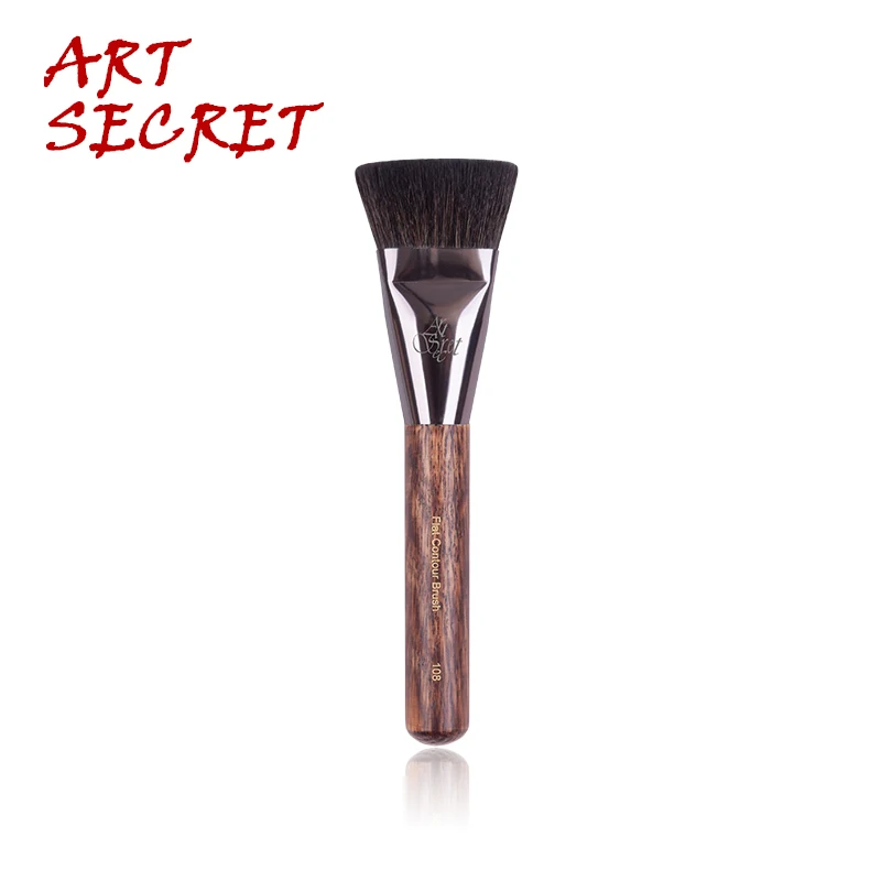 Artsecret 108 плоская кисть для контуринга Макияж Кисть из козы синий белка смешанный