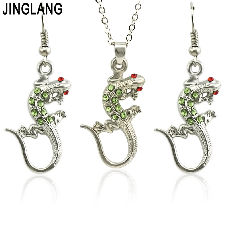 JINGLANG Африканский ювелирный набор Gecko нигерийский Свадебный женский Дубай
