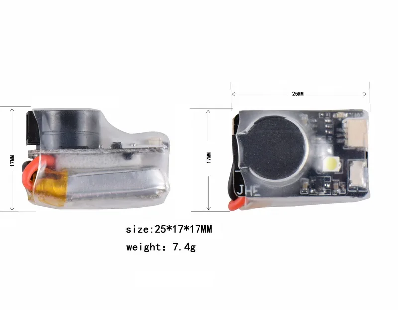 Finder JHE42B 5V Super громкий звонок Tracker 110 дБ светодиодный ным зуммером и сигнализацией