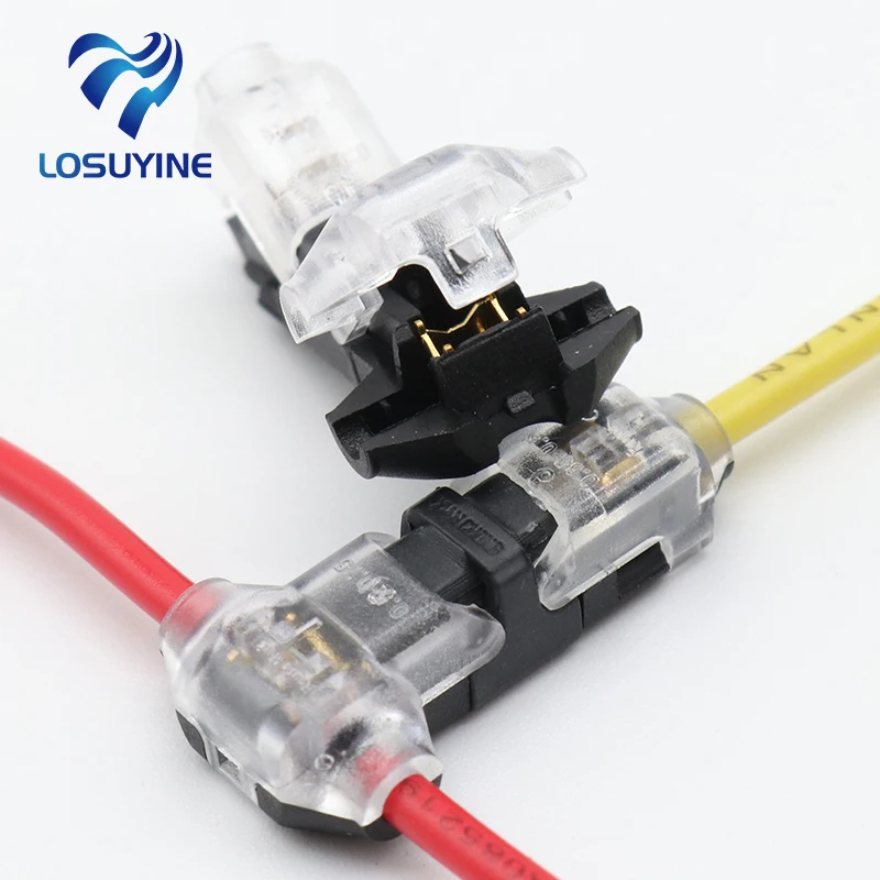 5 шт. разъемы для проводов и кабелей обжимные клеммы с шотландским замком быстрое