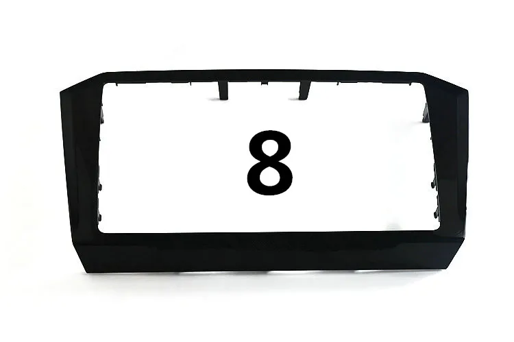 8-inch Для VW Passat B8- MIB 3 CD коробка отделка черная краска - Цвет: 8-inch